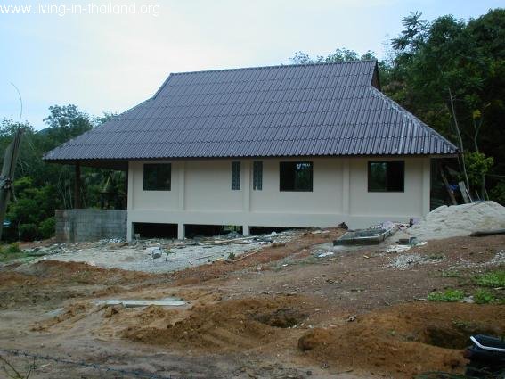 Building a house in Thailand almost finished