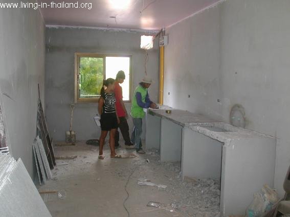 Building a Thai House - Kitchen