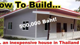 How to build a cheap house in Thailand