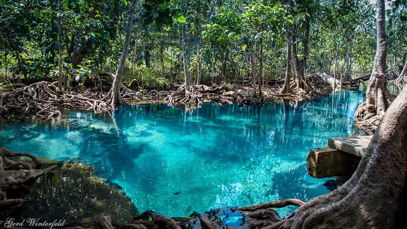 Kong Song Nam in Krabi, Thailand