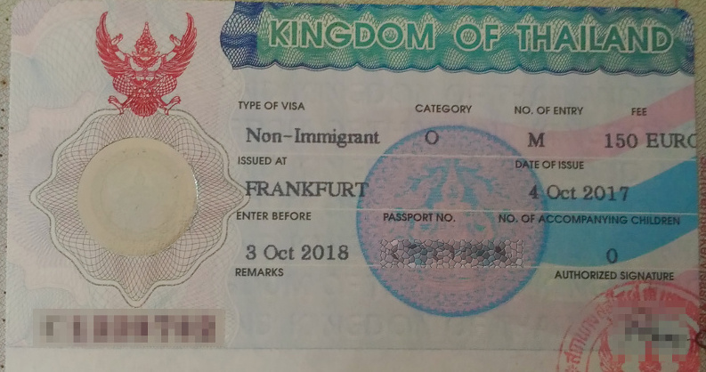 Non Immigrant Visa Thailand