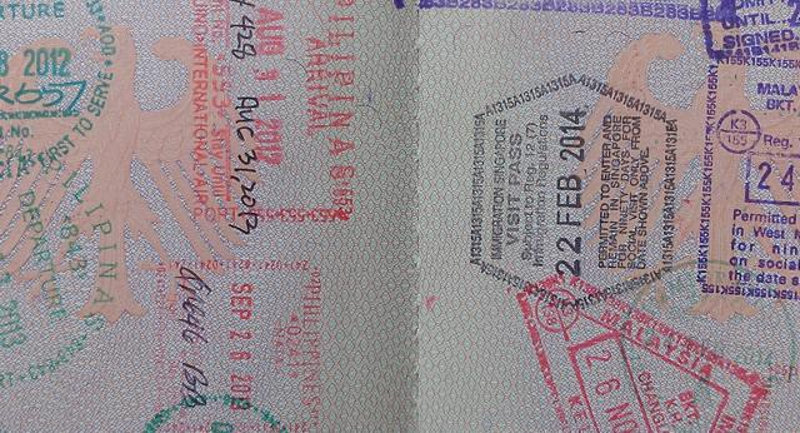 Immigration Stamps Thailand